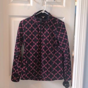 Talbots Fleece Zip Up Jacket. Size Small.